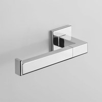 Immagine di Colombo Design BASICQ porta rotolo sinistro, colore nero finitura opaco B3708SNM