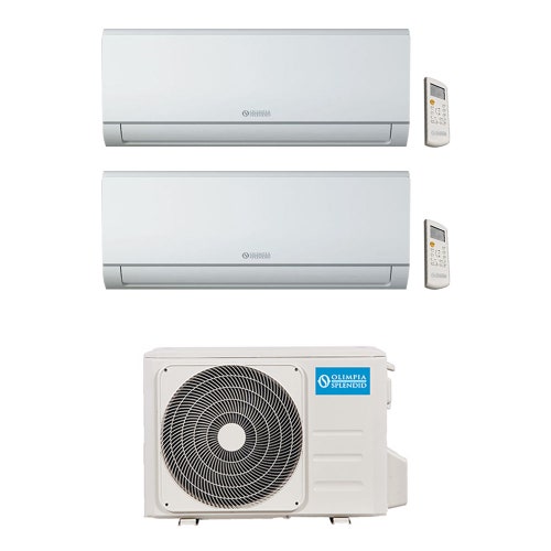 Climatizzatore condizionatore Olimpia Splendid dual split Nexya S4 9+12 con  OS-CEMYH14EI R-32 Wi-Fi integrato 9000+12000