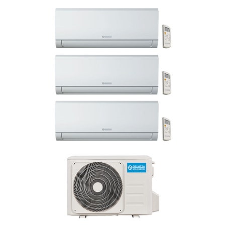 Immagine di Olimpia Splendid Nexya S4 E R32 Climatizzatore a parete trial split inverter Wi-Fi | unità esterna 6.15 kW unità interne 9000+9000+9000 BTU OS-CEMYH21EI+3xOS-SENEH09EI