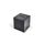 Colombo Design COOL ICY porta kleenex quadrato in resina, colore nero W4504-RNE