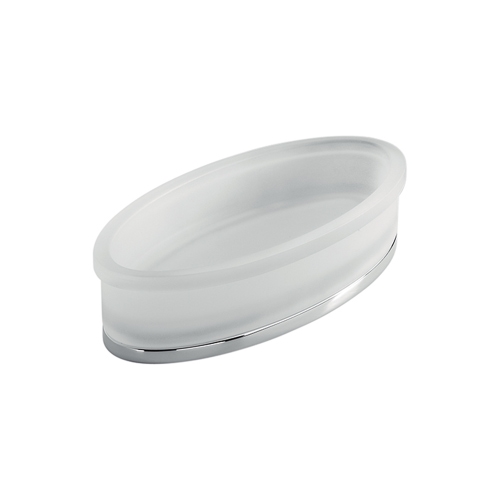 Immagine di Colombo Design LAND porta oggetti d'appoggio, finitura cromo  B28430CR-VAN