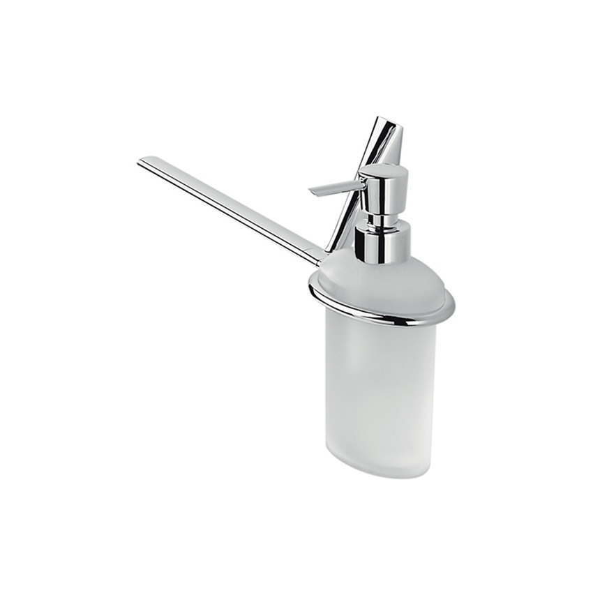 Immagine di Colombo Design LAND porta salviette e dispenser sapone sinistro, finitura cromo  B2874SCR-VAN