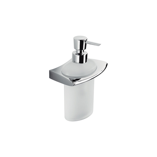 Immagine di Colombo Design LAND dispenser porta sapone a parete, finitura cromo B93180CR-VAN