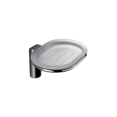 Immagine di Colombo Design LUNA porta sapone, finitura cromo  B01010CR-VAN