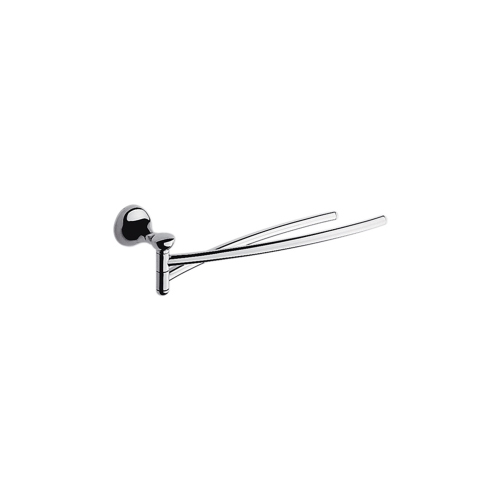 Immagine di Colombo Design MELÒ porta salvietta doppio a snodo, finitura cromo B12120CR