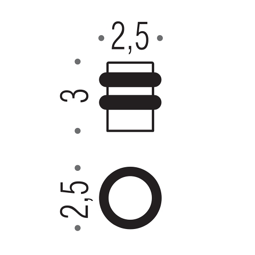 Immagine di Colombo Design COMPLEMENTI fermaporta, finitura cromo BCD412-CR