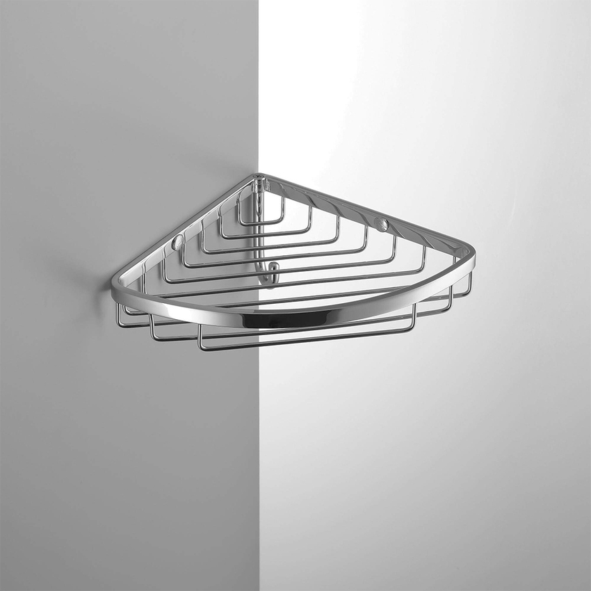 Immagine di Colombo Design Angolare semplice con gancio, finitura cromo B96020CR