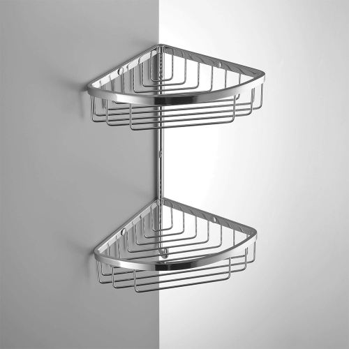 Immagine di Colombo Design Angolare doppio con gancio, finitura cromo B96170CR