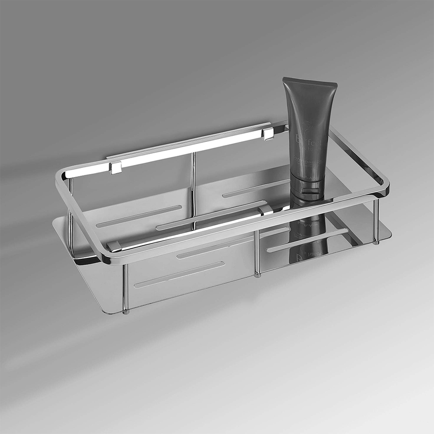 Immagine di Colombo Design Angolare rettangolare sganciabile per box doccia, finitura cromo B96400CR