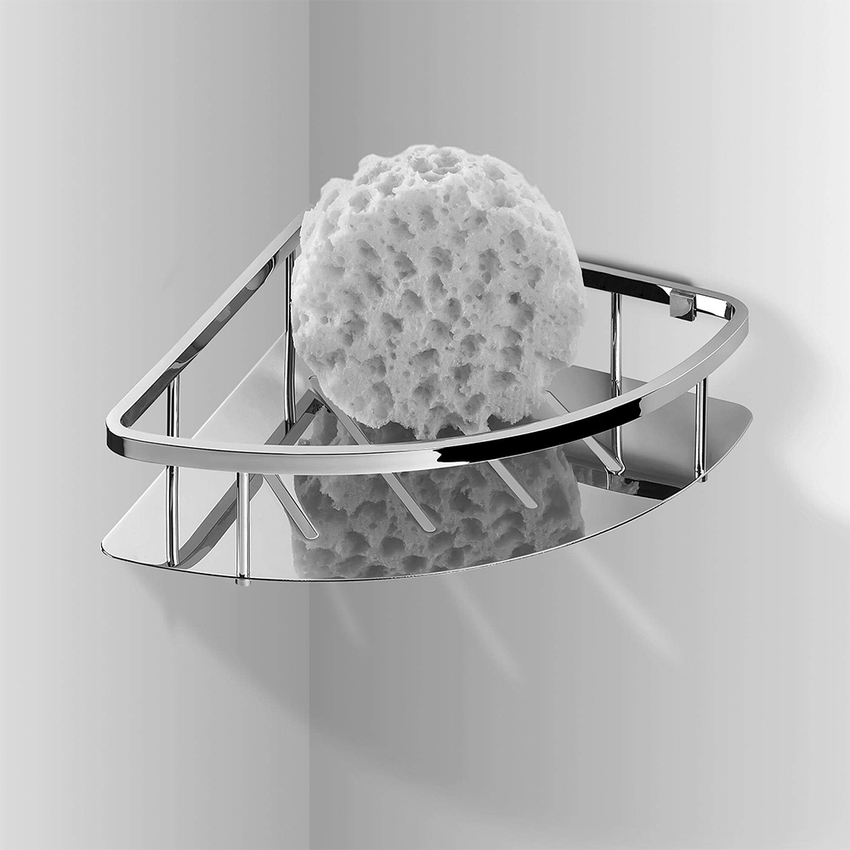 Immagine di Colombo Design Angolare triangolare sganciabile per box doccia, finitura cromo B96420CR