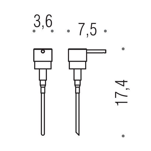 Immagine di Colombo Design RICAMBIO pompetta per spandisapone, finitura cromo B93820CR