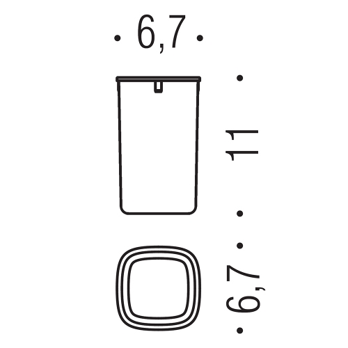 Immagine di Colombo Design RICAMBIO bicchiere, materiale plastico B30520