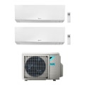 Immagine di Daikin PERFERA FTXM-R R32 Climatizzatore a parete dual split inverter Wi-Fi bianco | unità esterna 5 kW unità interne 5000+18000 BTU 2MXM50N+CTXM[15]R+FTXM[50]R