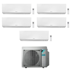 Immagine di Daikin PERFERA FTXM-R R32 Climatizzatore a parete penta split inverter Wi-Fi bianco | unità esterna 7.8 kW unità interne 5000+12000+12000+12000+12000 BTU 5MXM90N9+CTXM[15]R+FTXM[35|35|35|35]R