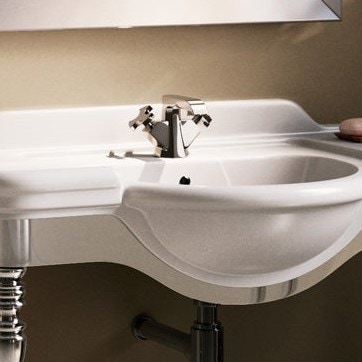 Immagine di Flaminia EVERGREEN miscelatore doppio comando lavabo, finitura cromo EG200