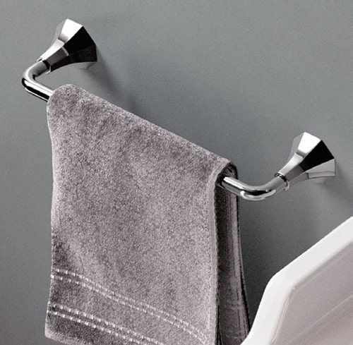 Immagine di Flaminia EVERGREEN porta salviette 60 cm, finitura cromo EG60