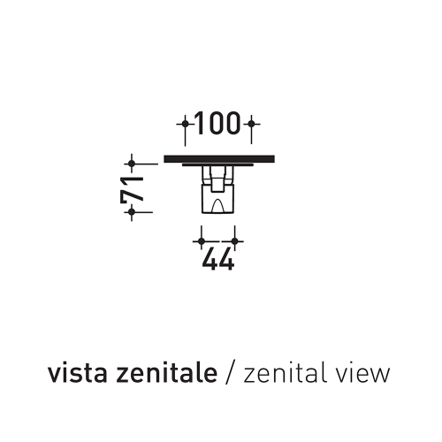 Immagine di Flaminia FOLD miscelatore monocomando ad incasso per vasca/doccia con deviatore, finitura cromo FL2081