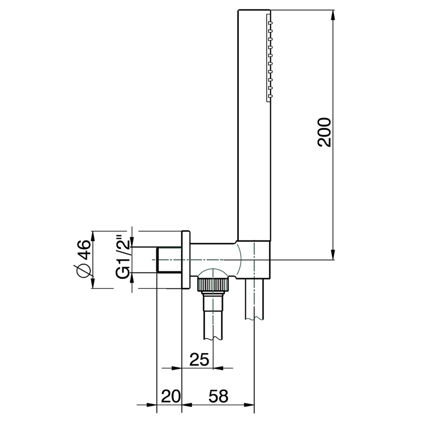 Immagine di Flaminia FOLD set doccia: monocomando incasso con deviatore, soffione e doccetta, finitura cromo FL2550