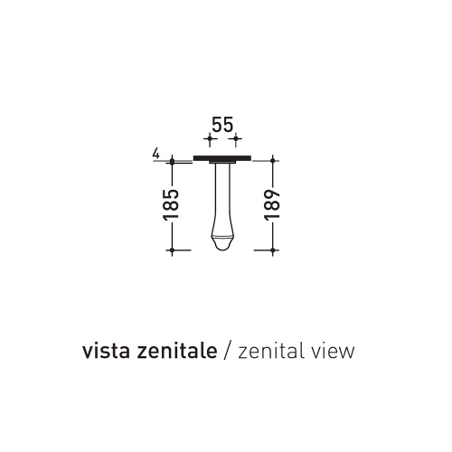 Immagine di Flaminia FOLD bocca di erogazione a parete, finitura cromo FL2562
