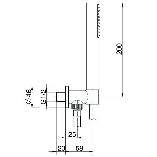 Immagine di Flaminia FOLD set vasca: monocomando incasso con deviatore, bocca di erogazione e doccetta, finitura cromo FL2570