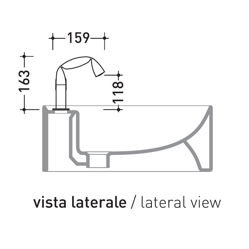 Immagine di Flaminia FOLD miscelatore monocomando lavabo, finitura cromo FL3050