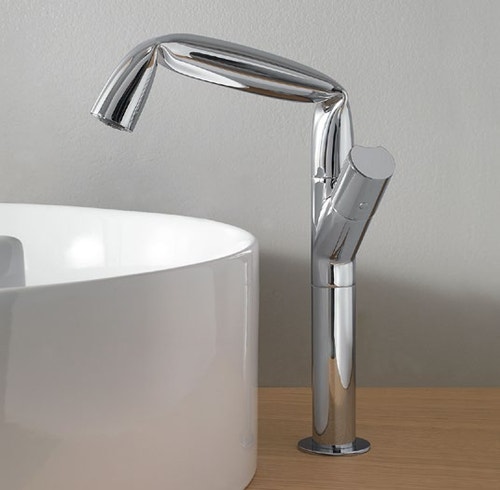 Immagine di Flaminia FOLD miscelatore monocomando lavabo H.28 cm, finitura cromo FL3055