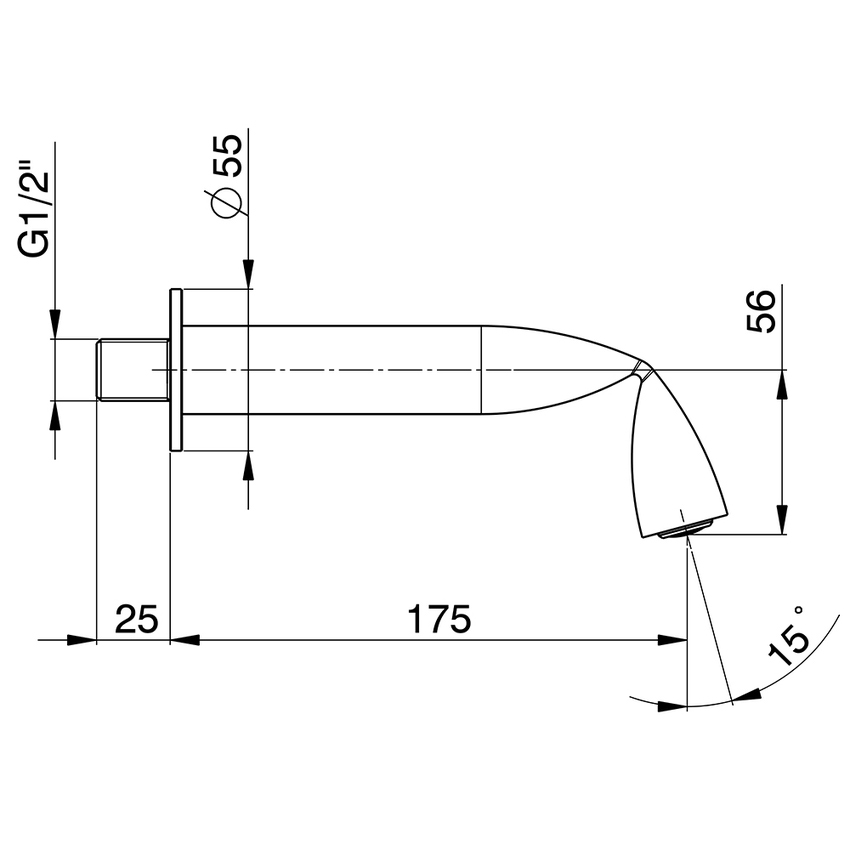 Immagine di Flaminia FOLD miscelatore monocomando per lavabo ad incasso, finitura cromo FL3059