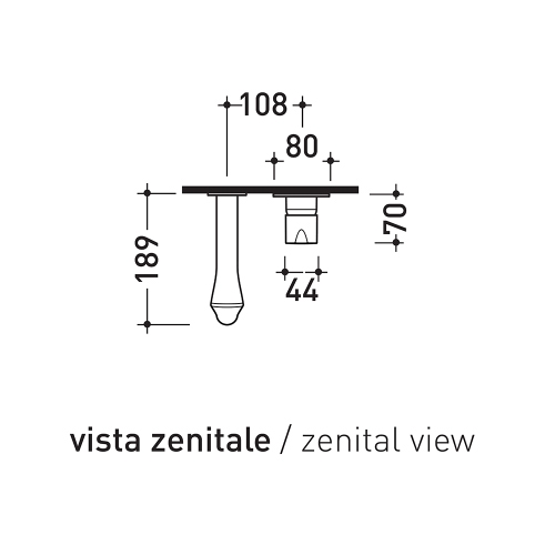 Immagine di Flaminia FOLD miscelatore monocomando per lavabo ad incasso, finitura cromo FL3059