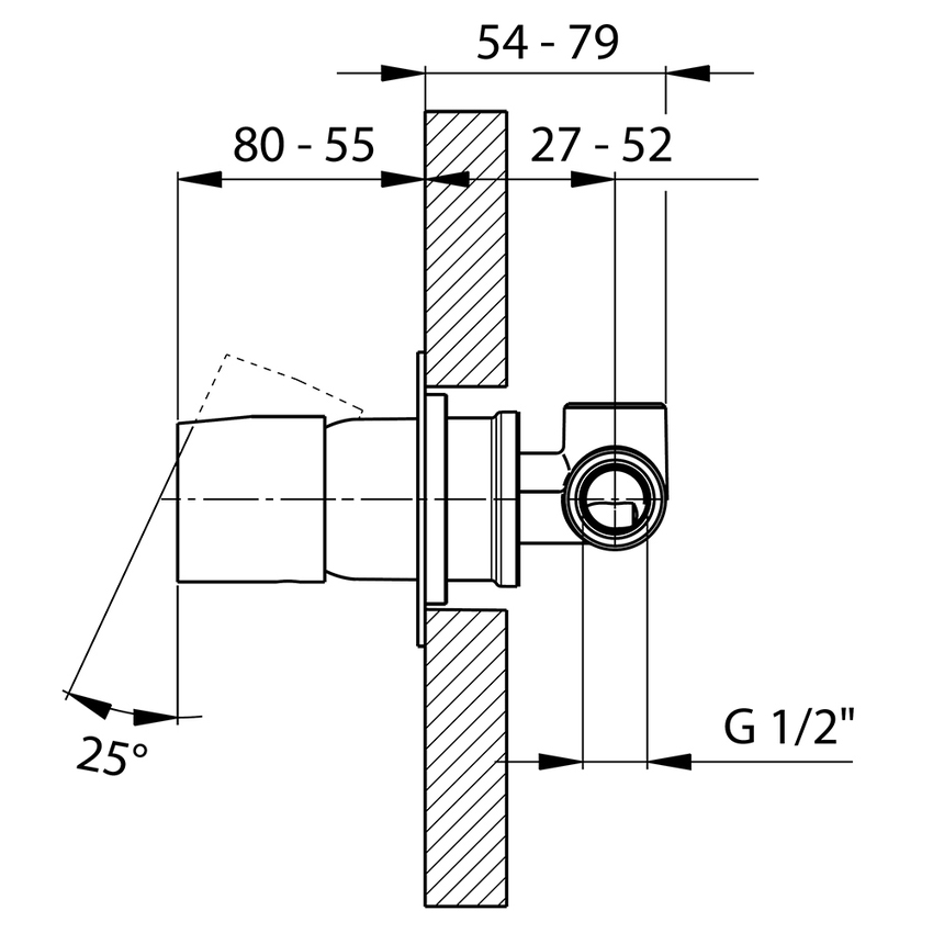 Immagine di Flaminia FOLD miscelatore monocomando per lavabo ad incasso, finitura cromo FL3059