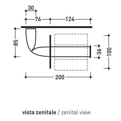 Immagine di Flaminia FOLD portarotolo, finitura cromo FLPR