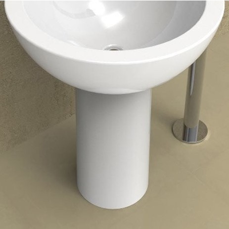 Immagine di Flaminia FONTE FONTANA 70 colonna per lavabo 70 cm, colore bianco finitura lucido FN70C