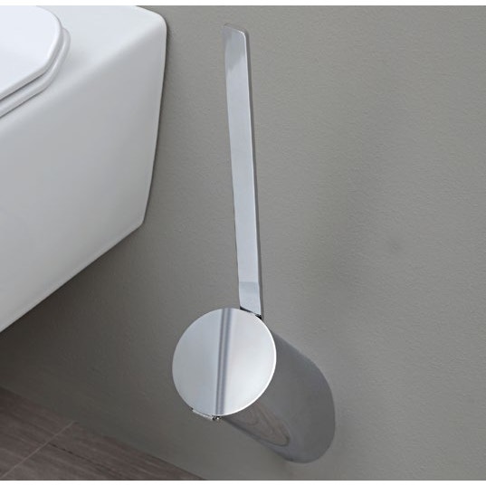 Immagine di Flaminia HOOP portascopino a muro, finitura cromo HPF