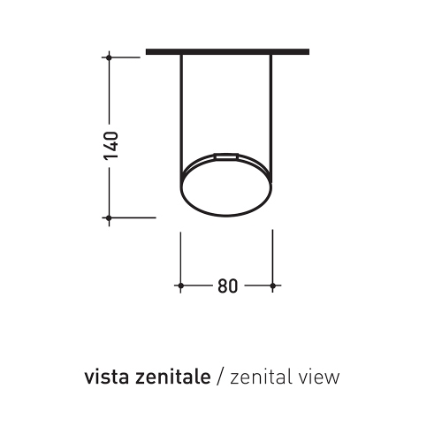 Immagine di Flaminia HOOP portascopino a muro, finitura cromo HPF