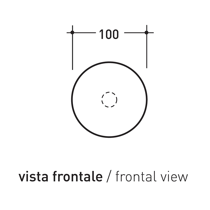 Immagine di Flaminia HOOP portasalviette 10 cm, finitura cromo HPSG