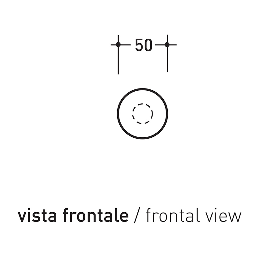 Immagine di Flaminia HOOP portasalviette 5 cm, finitura cromo HPSP