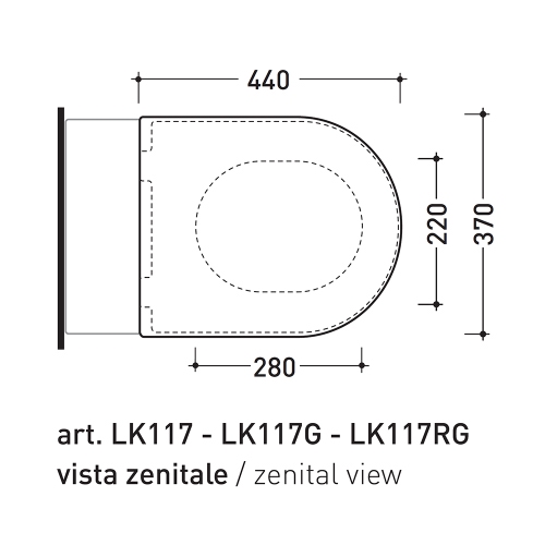 Immagine di Flaminia LINK set sanitari back to wall, vaso con scarico S/P, sistema goclean® e coprivaso avvolgente con discesa rallentata, bidet monoforo con troppopieno, colore bianco finitura lucido LK117G+LK217+LKCW07
