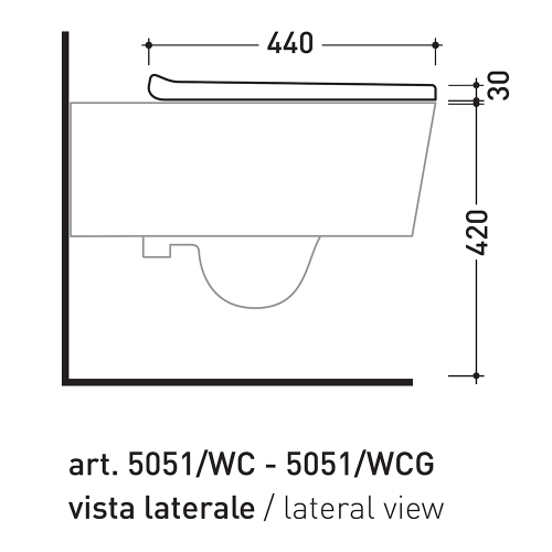 Immagine di Flaminia LINK set sanitari back to wall, vaso con scarico S/P, sistema goclean® e coprivaso avvolgente con discesa rallentata, bidet monoforo con troppopieno, colore bianco finitura lucido LK117G+LK217+LKCW07