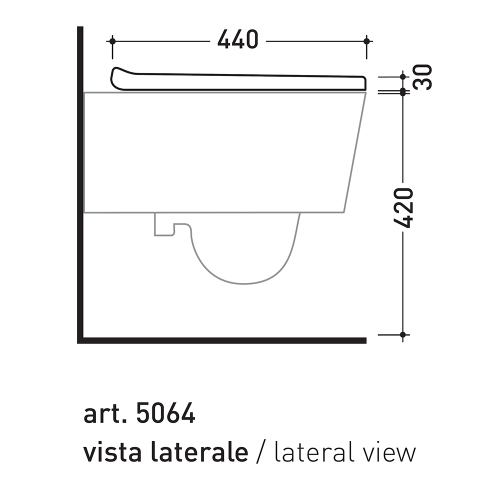 Immagine di Flaminia LINK set sanitari back to wall, vaso con scarico S/P, sistema goclean® e coprivaso avvolgente con discesa rallentata, bidet monoforo con troppopieno, colore bianco finitura lucido LK117G+LK217+LKCW07