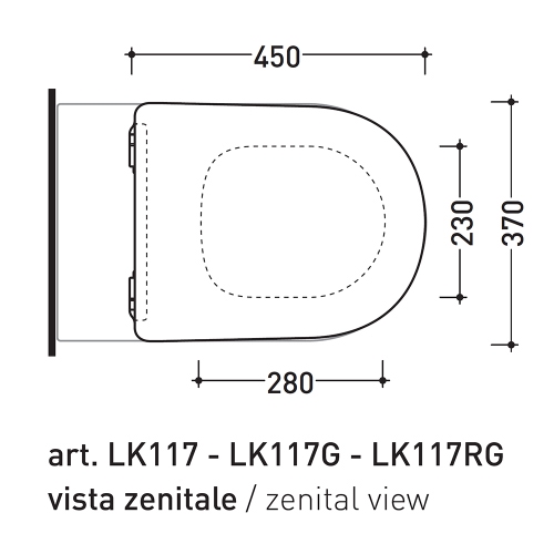 Immagine di Flaminia MINI LINK set sanitari sospesi, vaso con sistema goclean® e coprivaso slim con discesa rallentata, bidet monoforo con troppopieno, colore bianco finitura lucido 5064G+5065+LKCW09