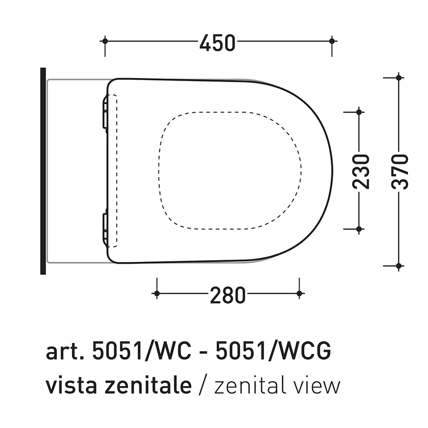 Immagine di Flaminia MINI LINK set sanitari sospesi, vaso con sistema goclean® e coprivaso slim con discesa rallentata, bidet monoforo con troppopieno, colore bianco finitura lucido 5064G+5065+LKCW09