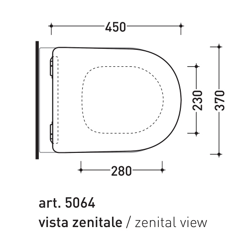 Immagine di Flaminia MINI LINK set sanitari sospesi, vaso con sistema goclean® e coprivaso slim con discesa rallentata, bidet monoforo con troppopieno, colore bianco finitura lucido 5064G+5065+LKCW09
