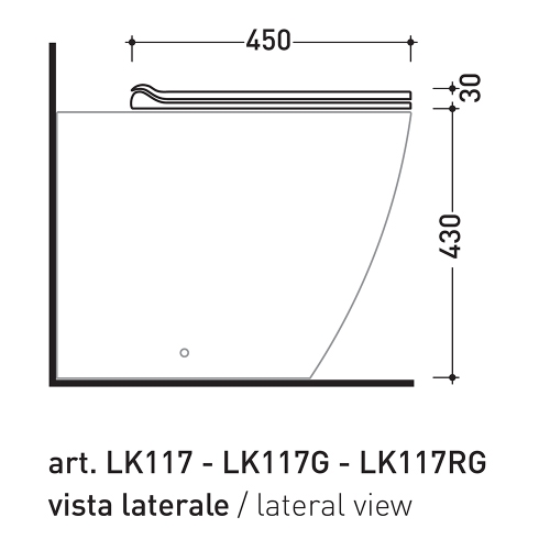 Immagine di Flaminia MINI LINK set sanitari sospesi, vaso con sistema goclean® e coprivaso slim con discesa rallentata, bidet monoforo con troppopieno, colore bianco finitura lucido 5064G+5065+LKCW09