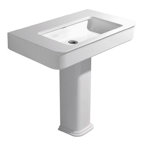 Immagine di Flaminia MADRE colonna in ceramica per lavabi, colore bianco finitura lucido MACOL