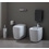 Immagine di Flaminia MONÒ vaso back to wall con scarico S/P, colore bianco finitura lucido MN117