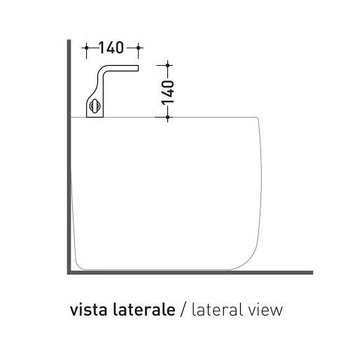 Immagine di Flaminia NOKE’ miscelatore monocomando bidet, completo di piletta, finitura cromo NK3210