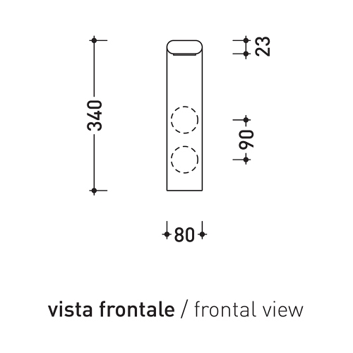 Immagine di Flaminia NOKE’ soffione doccia a parete, finitura cromo NK3270