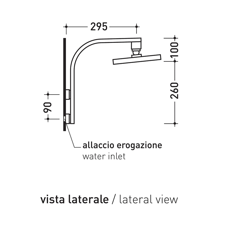 Flaminia 112084 ONE soffione doccia, finitura cromo