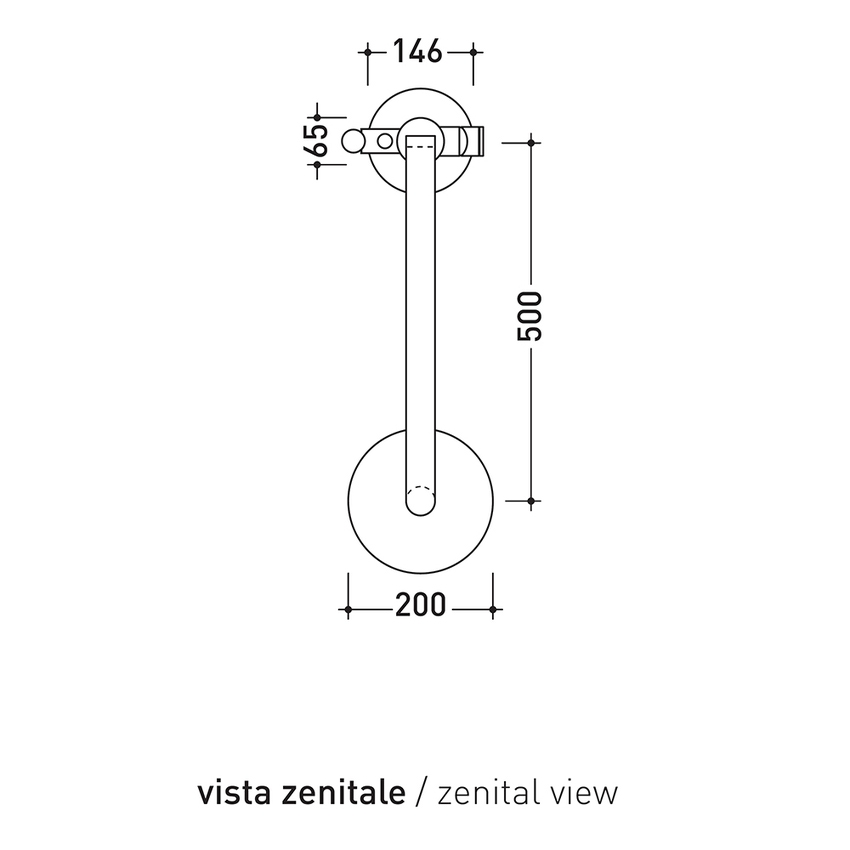 Immagine di Flaminia ONE erogatore doccia free-standing con miscelatore e doccetta, finitura cromo 112086