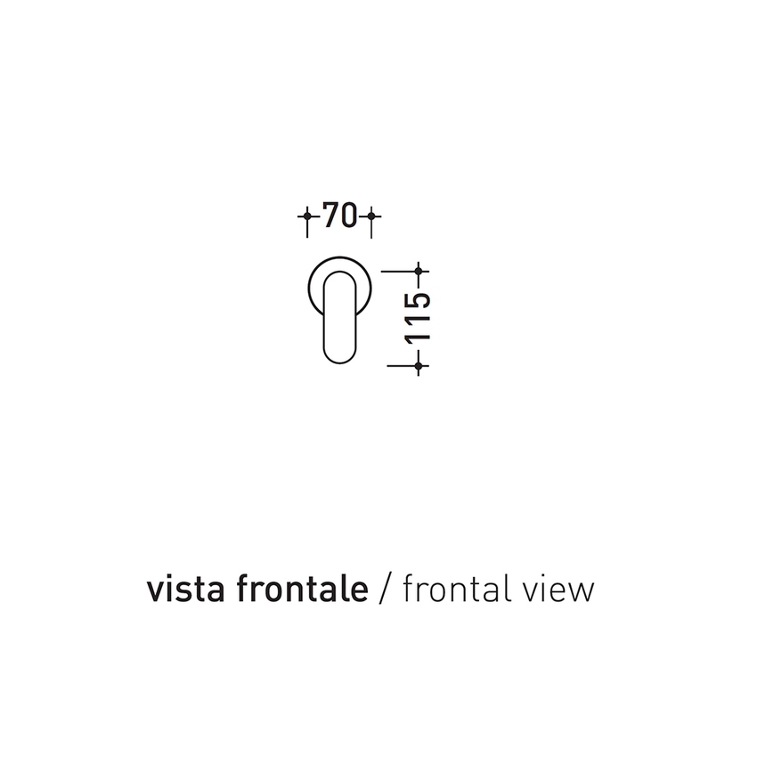 Immagine di Flaminia ONE rubinetto passo rapido ad incasso, automatico, per orinatoio, finitura cromo 112540