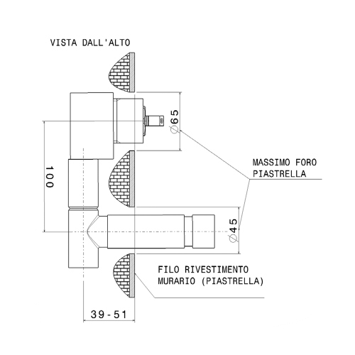 Immagine di Flaminia ONE set doccia ad incasso composto da soffione, miscelatore e doccetta, finitura cromo 112550